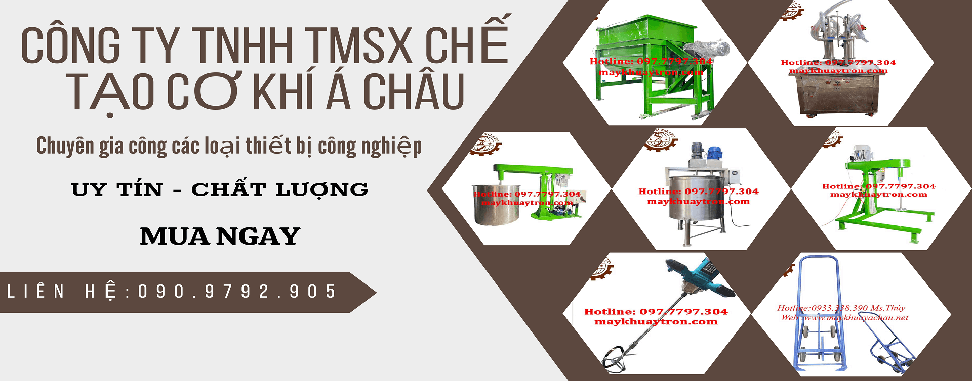 CONG TY TNHH TMSX CHE TAO CO KHI A CHAU