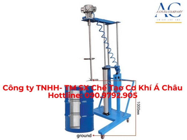 Máy khuấy sơn khí nén thùng 200 lít