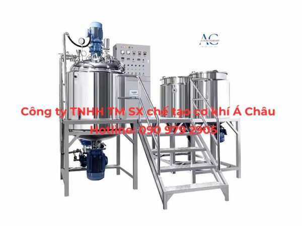 Bồn khuấy dung môi kết hợp sàn thao tác