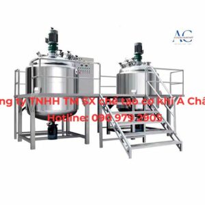 Bồn khuấy hóa chất kết hợp sàn thao tác