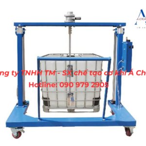 Máy khuấy hóa chất thùng IBC 1000 lít