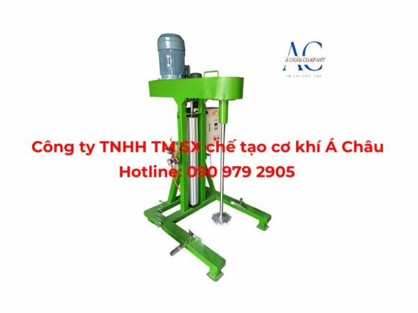 Máy khuấy keo kết hợp kẹp thùng