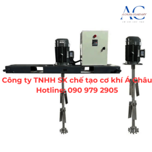 Máy khuấy nước rửa chén gá ngang thùng