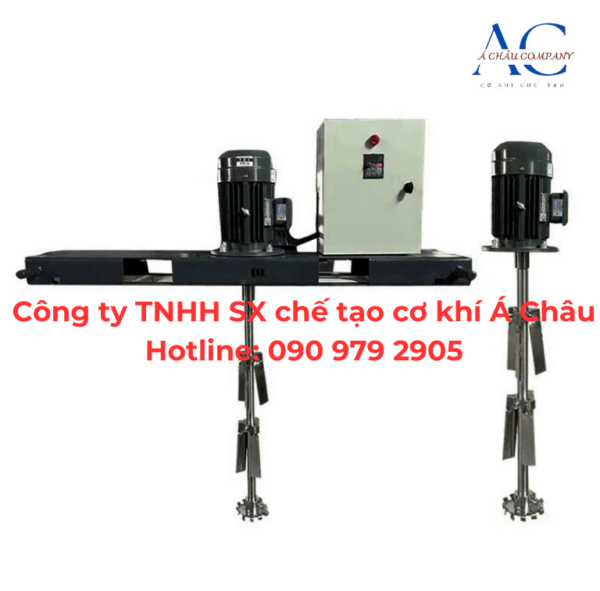 Máy khuấy nước rửa chén gá ngang thùng