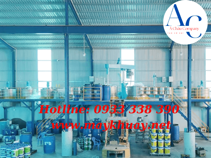 Có nên đầu tư mấy khuấy sơn kết hợp sàn thao tác